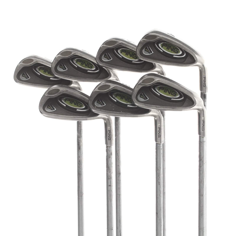 Ping V2 Graphite Mens Right Hand Irons 4-PW White Dot 3* Upright Regular - Ping TFC 909