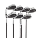 TaylorMade Qi Graphite Mens Left Hand Irons 5-SW Regular - Fujikura Ventus TR 6-R