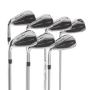 TaylorMade Qi Steel Mens Left Hand Irons 5-SW Regular - Fujikura Ventus TR 6-R