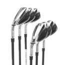 TaylorMade Qi Graphite Mens Left Hand Irons 5-SW Regular - Fujikura Ventus TR 6-R