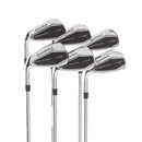 TaylorMade Qi Steel Mens Left Hand Irons 5-SW Regular - Fujikura Ventus TR 6-R