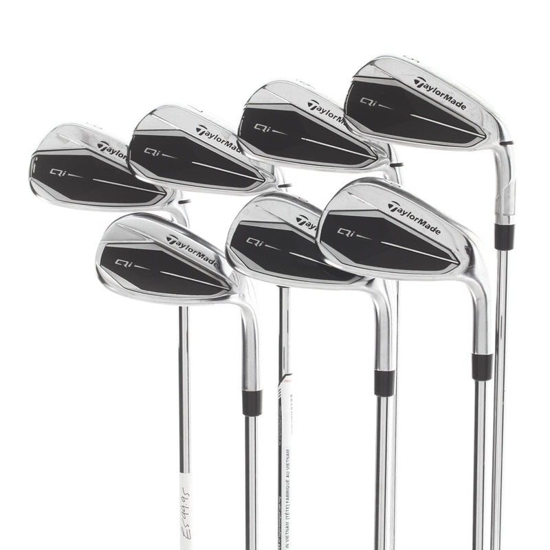 TaylorMade Qi Steel Mens Right Hand Irons 5-SW Regular - KBS Max MT 85