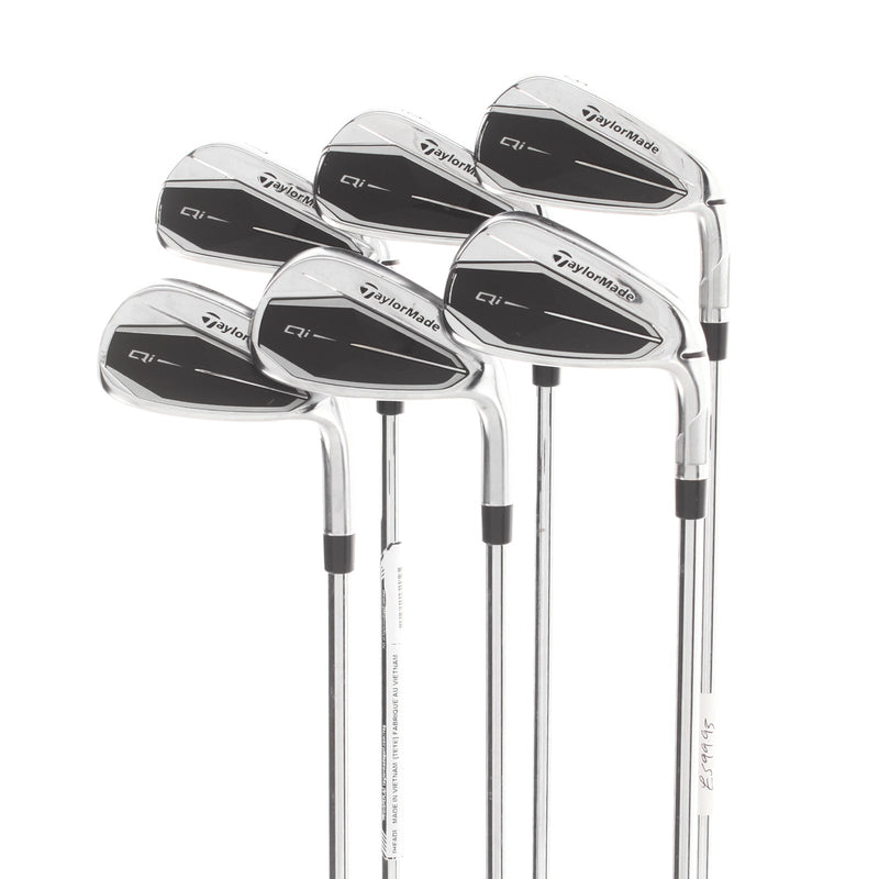 TaylorMade Qi Steel Mens Right Hand Irons 5-PW Regular - KBS Max MT 85