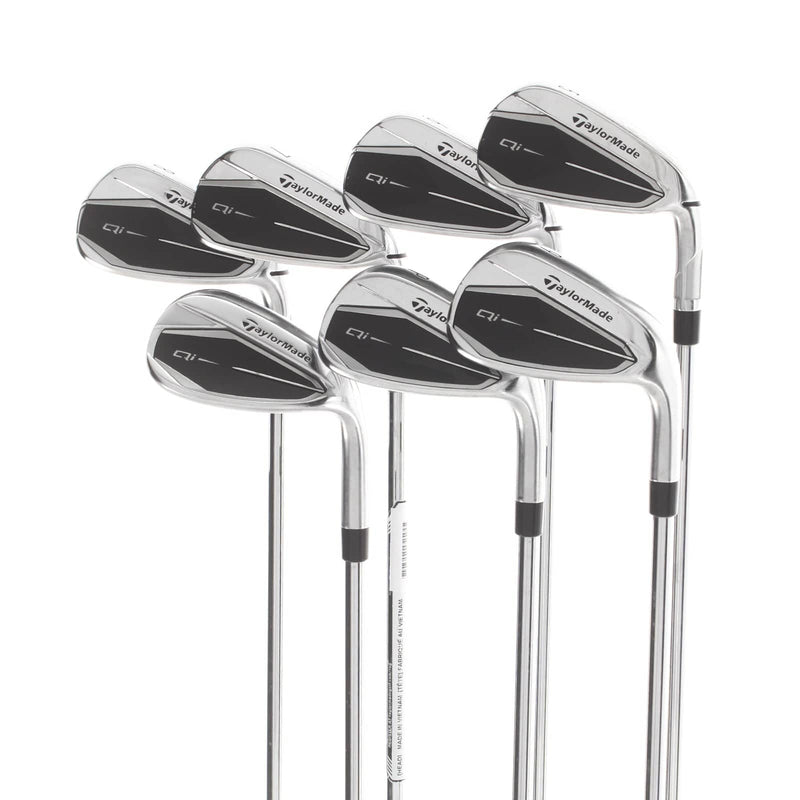 TaylorMade Qi Steel Mens Right Hand Irons 5-SW Regular - KBS Max MT 85
