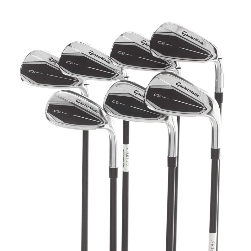 TaylorMade Qi Graphite Mens Right Hand Irons 5-SW Regular - Fujikura Ventus TR 5-A