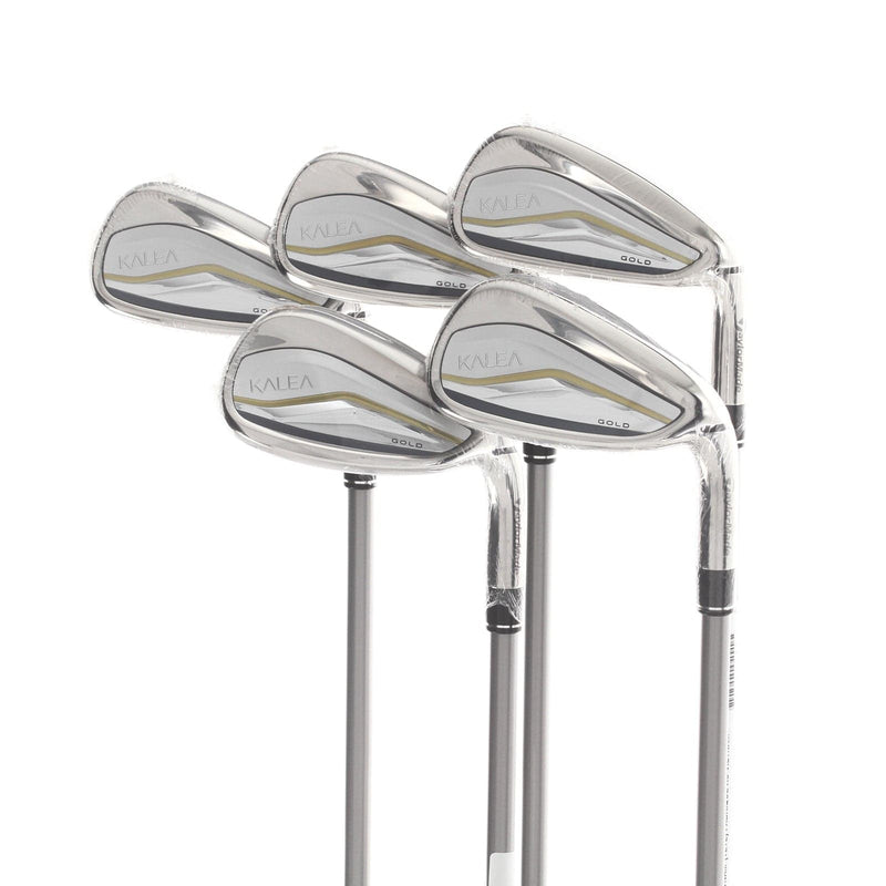 TaylorMade Kalea Gold Graphite Ladies Right Hand Irons 7-SW Ladies - Kalea Gold 40
