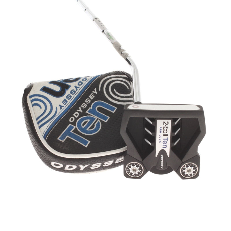 Odyssey 2-Ball Ten Arm Lock Mens Left Hand Putter 40" Mallet - Odyssey Arm Lock
