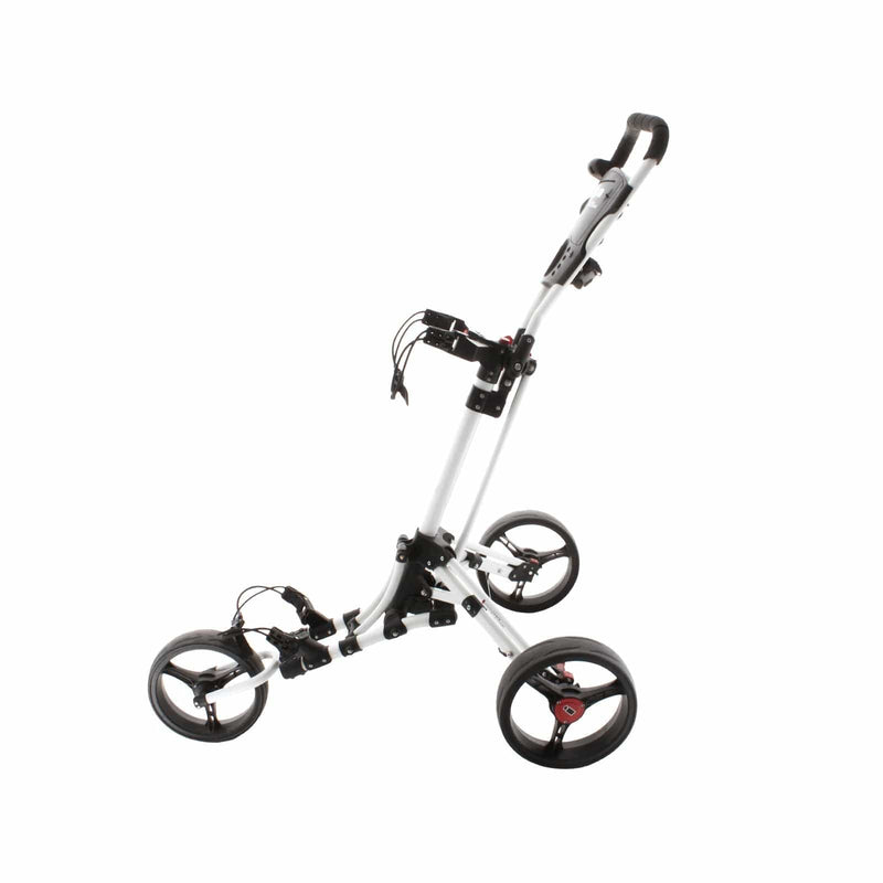 iCart Uno 3-Wheel Push/Pull Trolley - Black/White