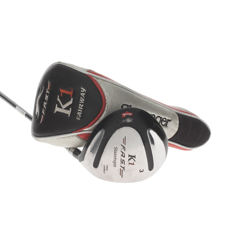 Slazenger K1 F.A.S.T. Graphite Mens Right Hand Fairway 3 Wood 15* Stiff - Slazenger