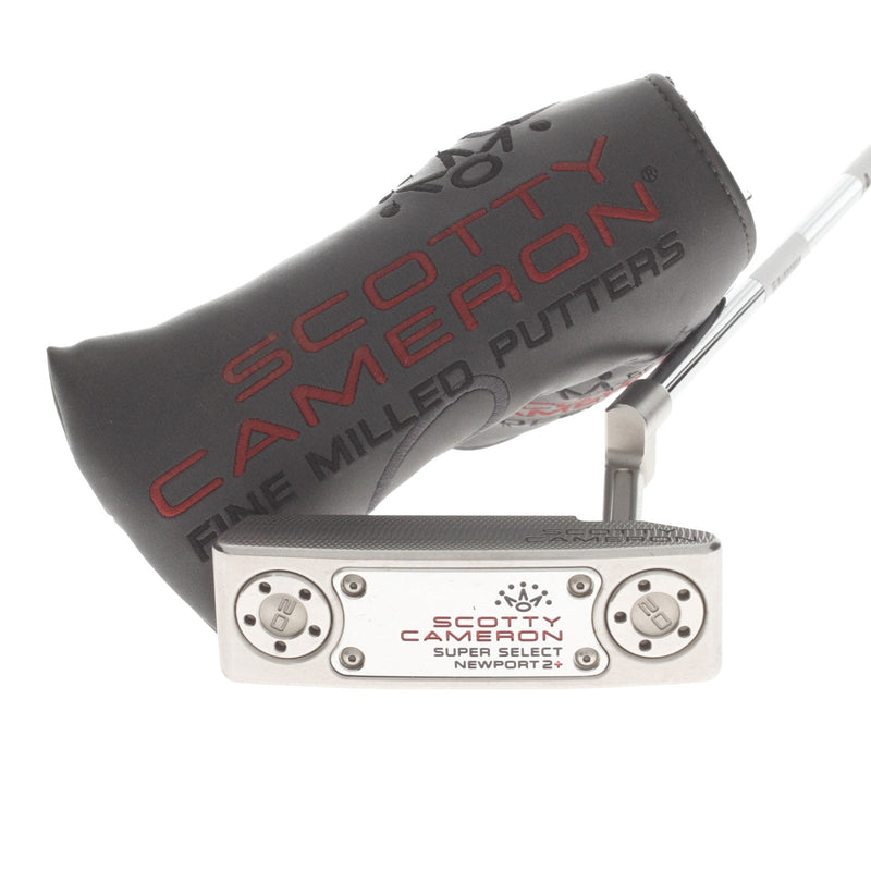 Scotty Cameron Select Newport 2+ Mens Right Hand Putter 33" Mallet - Super Stroke Tour 3.0