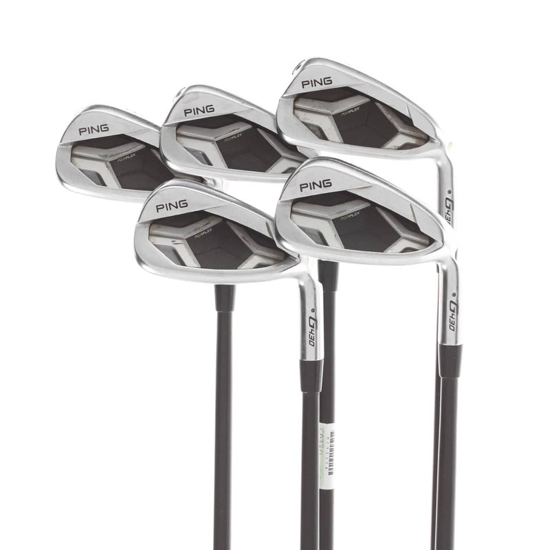 Ping G430 Graphite Mens Right Hand Irons 6-PW Green Dot 2* Upright Stiff - Alta CB AWT