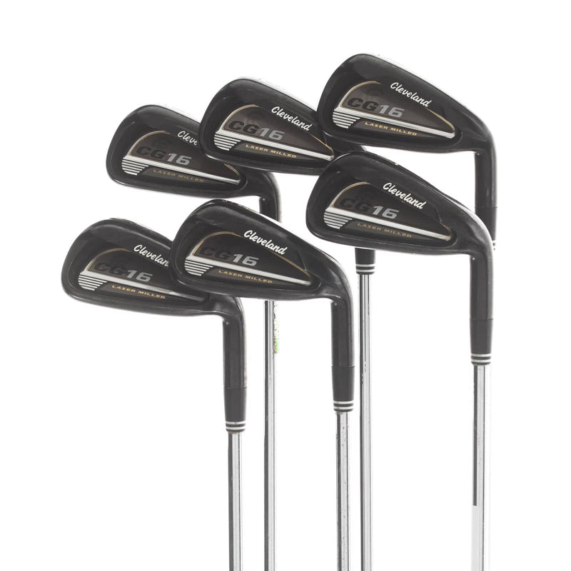 Cleveland CG16 Black Pearl Graphite Mens Right Hand Irons 4-PW Regular - Cleveland Traction 85