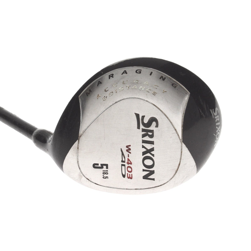 Srixon W-403 AD Graphite Mens Right Hand Fairway 5 Wood 18.5* Stiff - Srixon SV-3000 61g