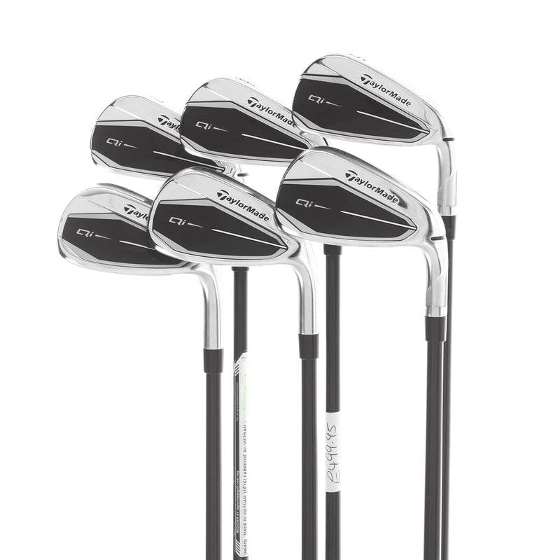 TaylorMade Qi Graphite Mens Right Hand Irons 5-PW Regular - Fujikura Ventus TR 6-R