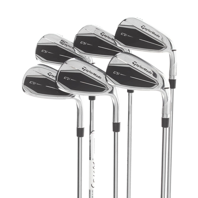 TaylorMade Qi Steel Mens Right Hand Irons 5-PW Stiff - KBS Max MT 85