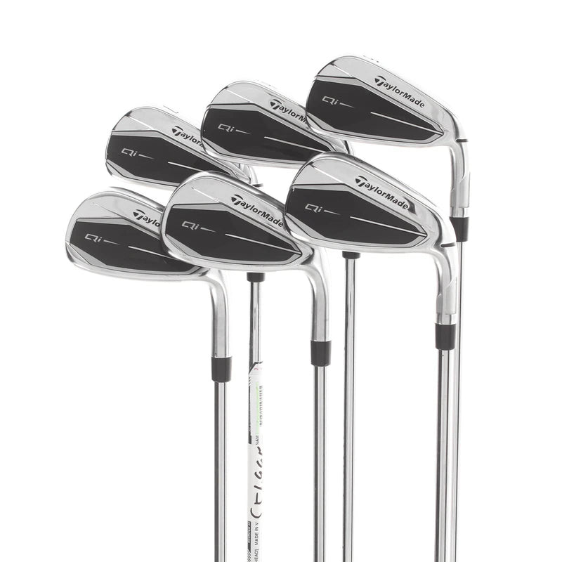 TaylorMade Qi Steel Mens Right Hand Irons 5-PW Stiff - KBS Max MT 85