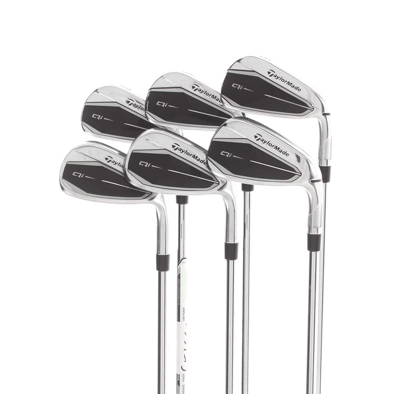 TaylorMade Qi Steel Mens Right Hand Irons 5-PW Stiff - KBS Max MT 85