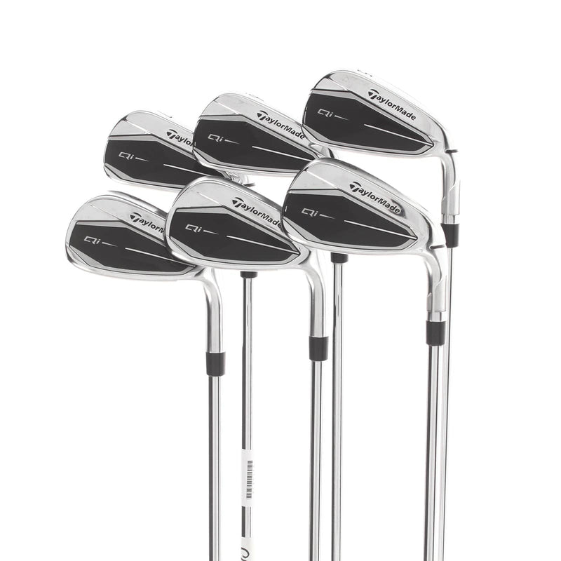TaylorMade Qi Steel Mens Right Hand Irons 5-PW Regular - KBS Max MT 85