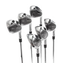 TaylorMade Qi Steel Mens Right Hand Irons 5-PW Regular - KBS Max MT 85