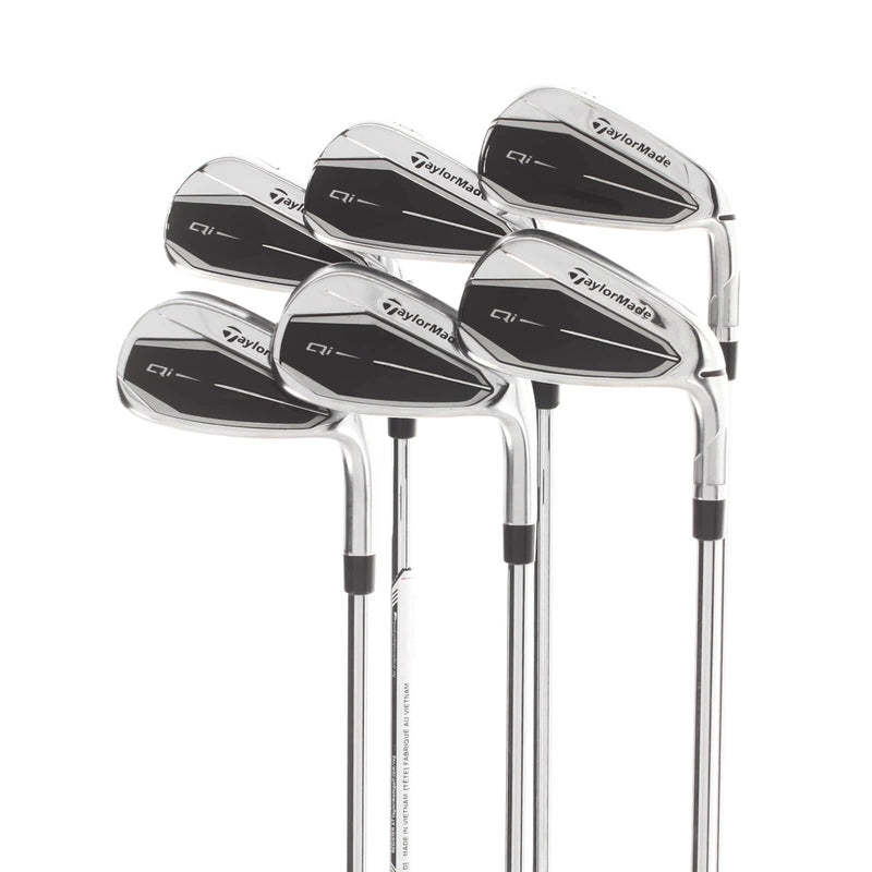 TaylorMade Qi Steel Mens Right Hand Irons 5-PW Regular - KBS Max MT 85