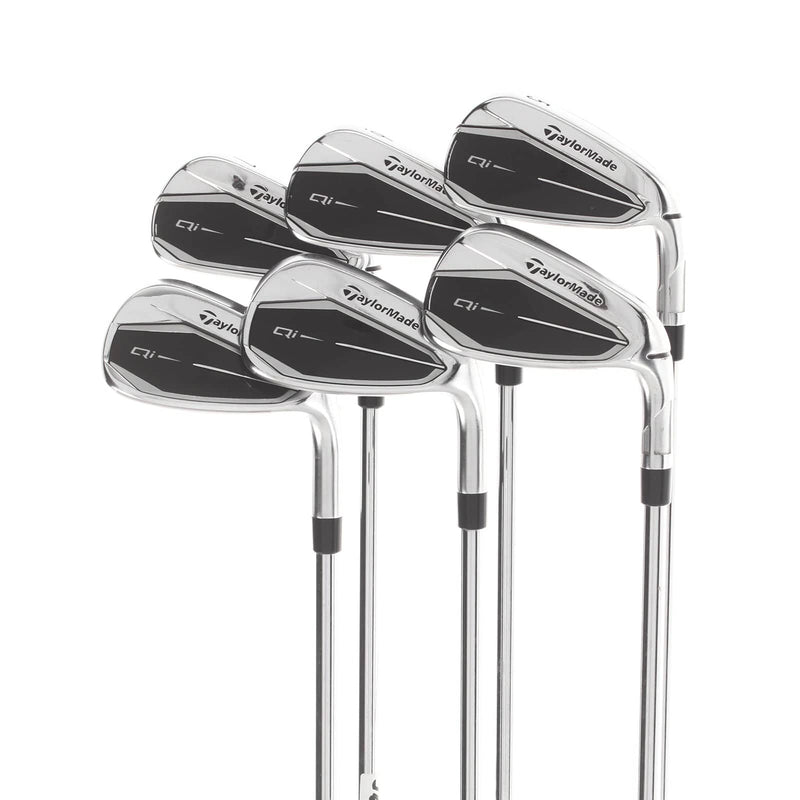 TaylorMade Qi Steel Mens Right Hand Irons 5-PW Regular - KBS Max MT 85