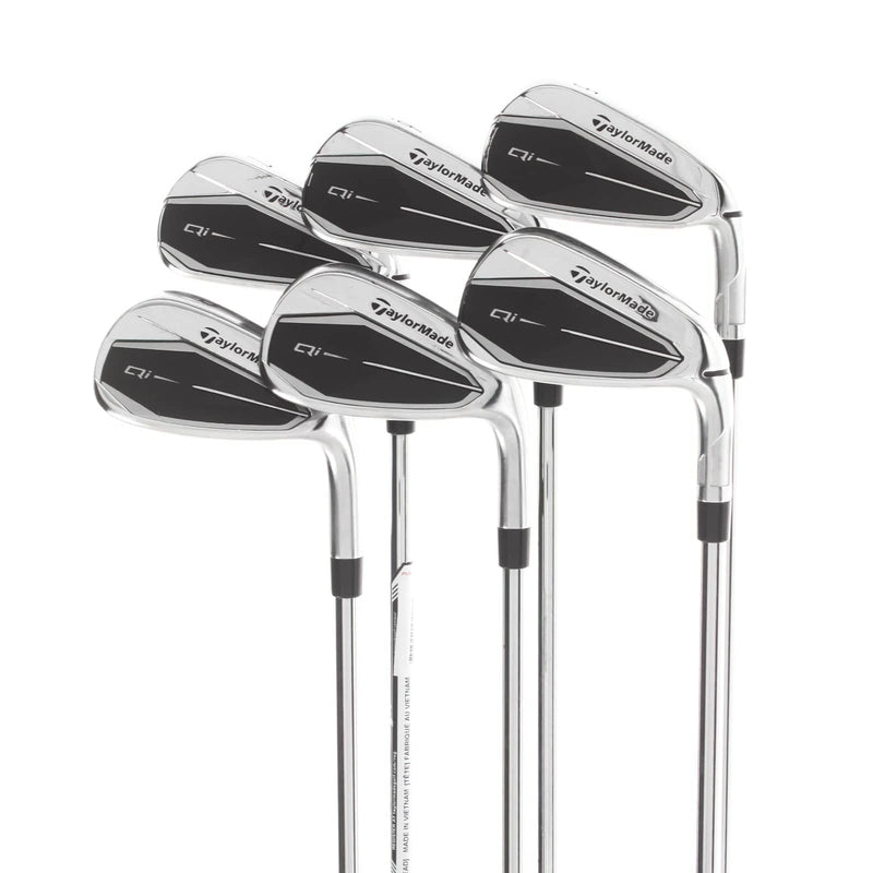 TaylorMade Qi Steel Mens Right Hand Irons 5-PW Regular - KBS Max MT 85
