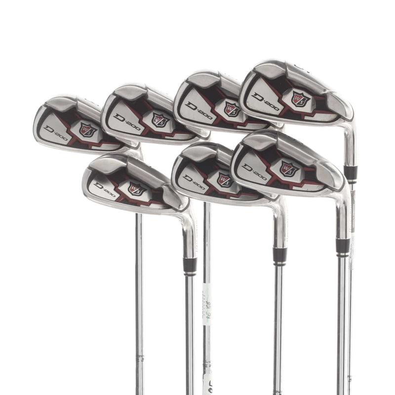 Wilson D.200 Steel Mens Right Hand Irons 5-SW Uniflex - True Temper SL 85