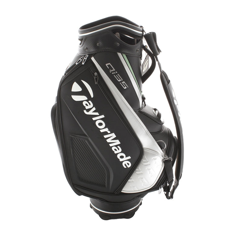 TaylorMade Qi35 Tour Bag - Black/White/Silver/Green