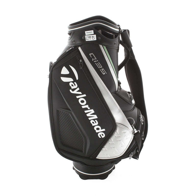 TaylorMade Qi35 Tour Bag - Black/White/Silver/Green