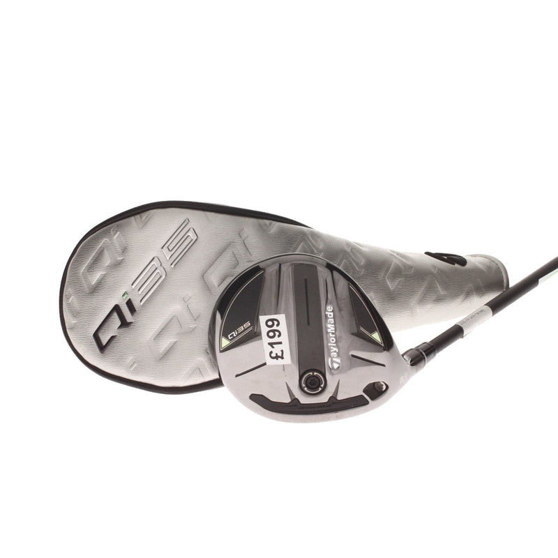TaylorMade Qi35 Graphite Mens Left Hand Fairway 3 Wood 15* Regular - Fujikura Ventus FW Blue 5-R