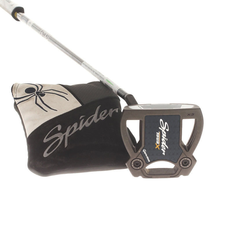 TaylorMade Spider Tour X Mens Left Hand Putter 34" Mallet KBS - Super Stroke Pistol 1.0