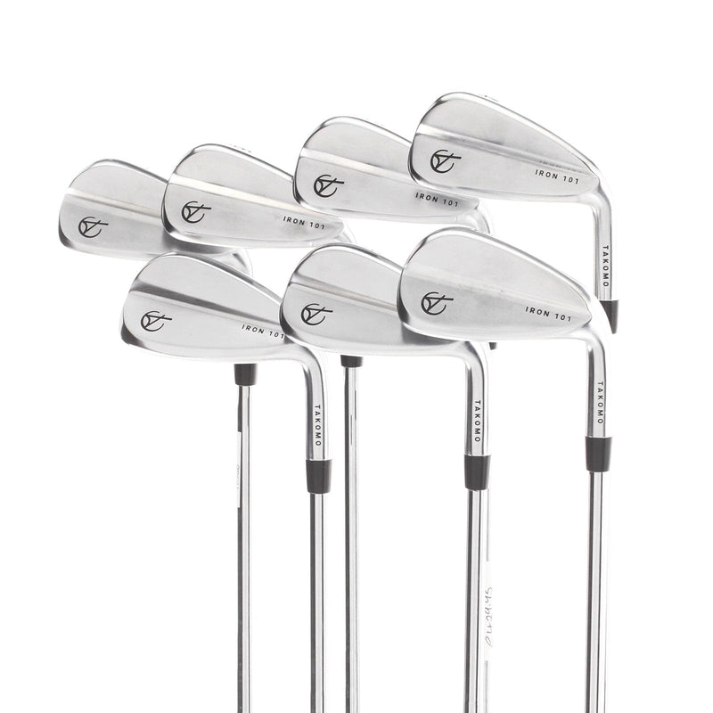 Takomo 101 Steel Mens Right Hand Irons 4-PW Regular - KBS Tour 110