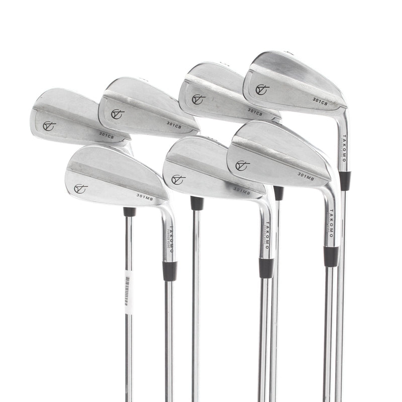 Takomo 301-CB/MB Combo Steel Mens Right Hand Irons 4-PW Stiff - KBS Tour 120
