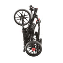 Eze Glide Smart-Fold 3-Wheel Push/Pull Trolley - Black/Red