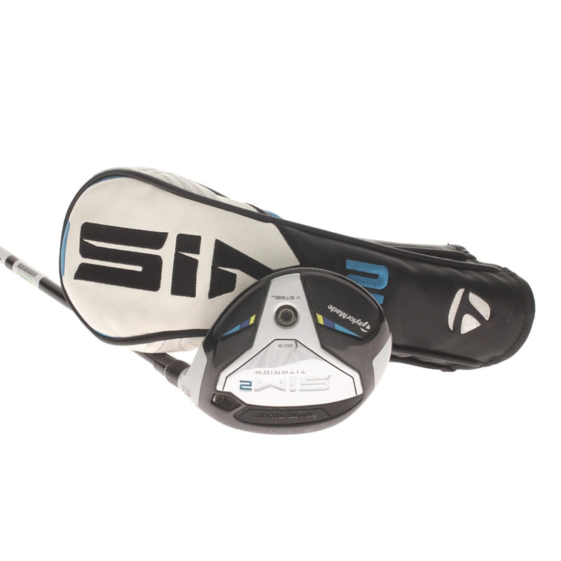TaylorMade Sim2 Max TI Graphite Mens Right Hand Fairway 3 Wood 15* Stiff - Tensei AV Series Blue 65