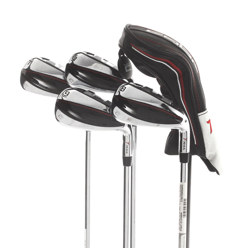 Cobra T-Rail 2023 Steel/Graphite Mens Right Hand Irons 5-9 Regular - Cobra