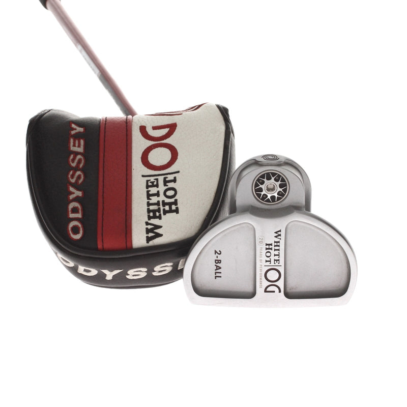 Odyssey White Hot OG 2-Ball Mens Right Hand Putter 34" Mallet Odyssey - Odyssey