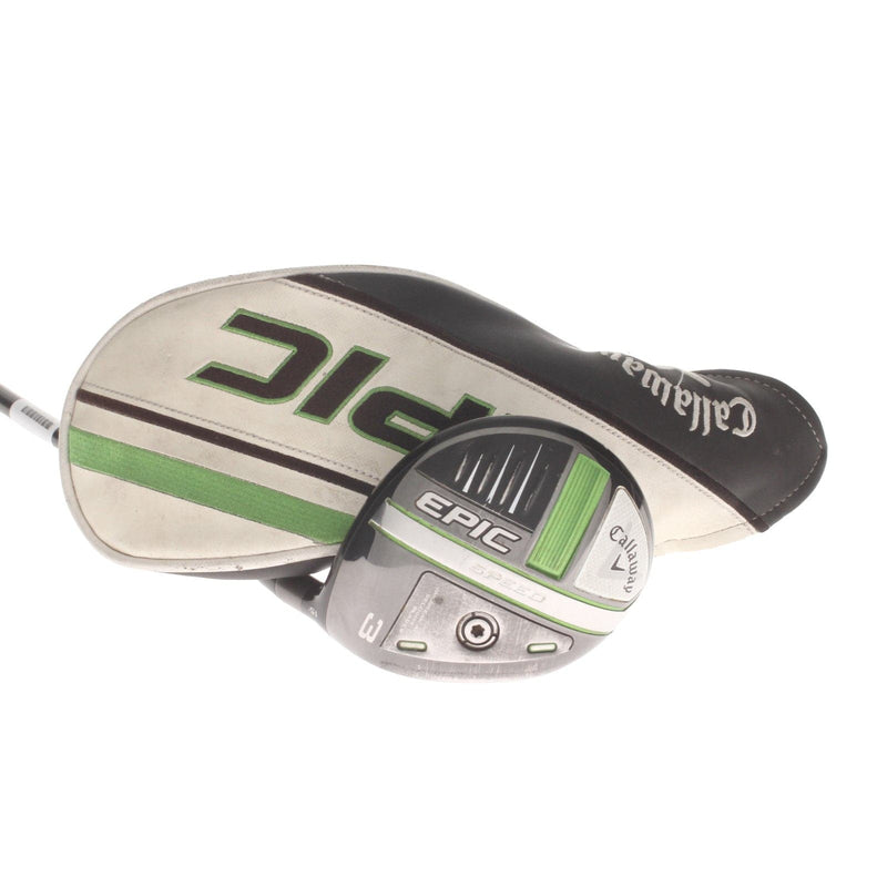 Callaway Epic Speed Graphite Mens Right Hand Fairway 3 Wood 15* Stiff - HZRDUS Smoke iM10 6.0 60g