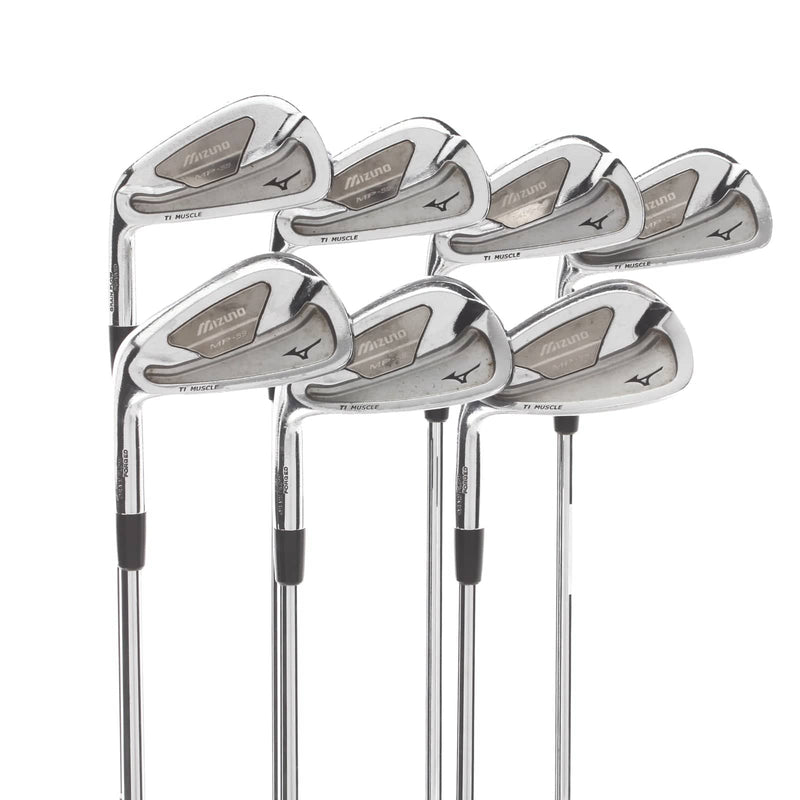 Mizuno MP-59 Steel Mens Left Hand Irons 4-PW Regular - Dynamic Gold R300