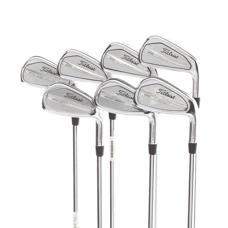 Titleist T200 Steel Mens Right Hand Irons 5-GW Stiff - True Temper AMT Black S300