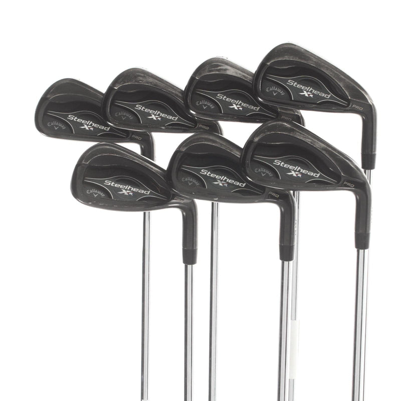 Callaway Steelhead XR Pro Steel Mens Right Hand Irons 4-PW Stiff - True Temper XP105 ST15
