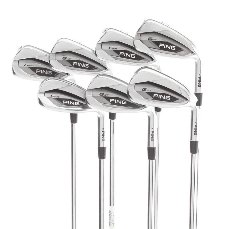 Ping G425 Steel Mens Right Hand Irons 5-SW Blue Dot 1* Upright Regular - Ping AWT 2.0