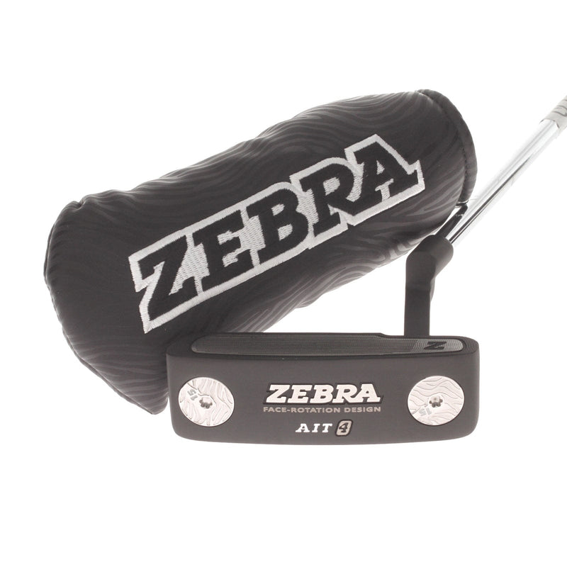 Zebra AIT 4 Mens Right Hand Putter 35" Blade Zebra - Winn AVS Pistol