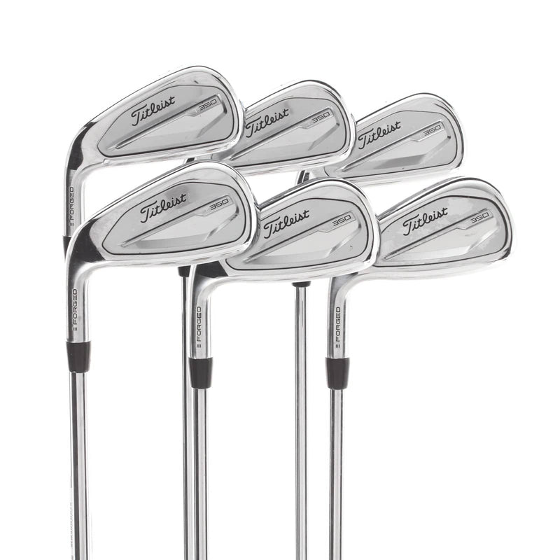 Titleist T350 Steel Mens Left Hand Irons 5-PW Regular - True Temper AMT Red