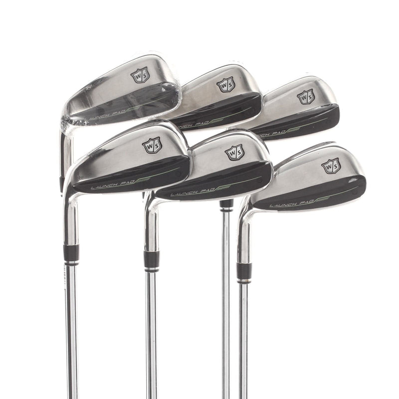 Wilson Staff Launch Pad 2022 Steel Mens Left Hand Irons 5-PW Regular - KBS Max Ultralite