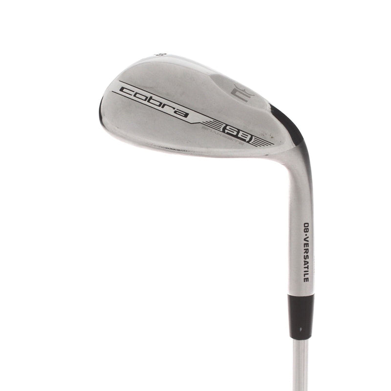 Cobra Snakebite 2023 Steel Mens Right Hand Lob Wedge 58* 8 Bounce Versatile Grind Stiff - KBS Hi-Rev 2.0 125