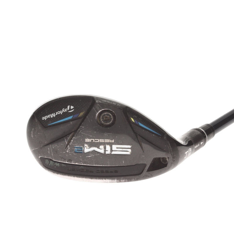 TaylorMade Sim 2 Graphite Mens Left Hand 4 Hybrid 22* Regular - Fujikura Ventus Blue 6-R