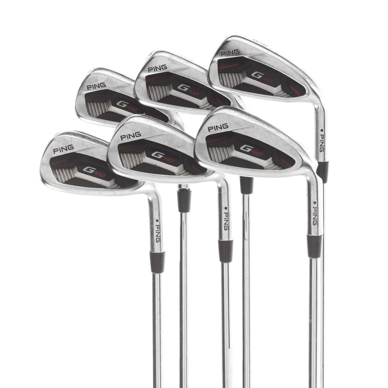 Ping G410 Steel Mens Right Hand Irons 5-PW Black Dot Regular - KBS Tour 110