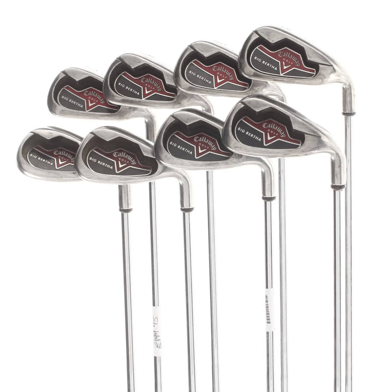 Callaway Big Bertha Steel Mens Right Hand Irons 4-SW Regular - Callaway