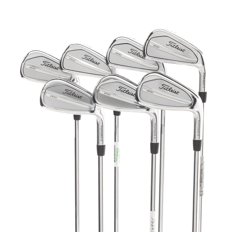 Titleist T200 Steel Mens Right Hand Irons 5-GW Stiff - True Temper AMT Black